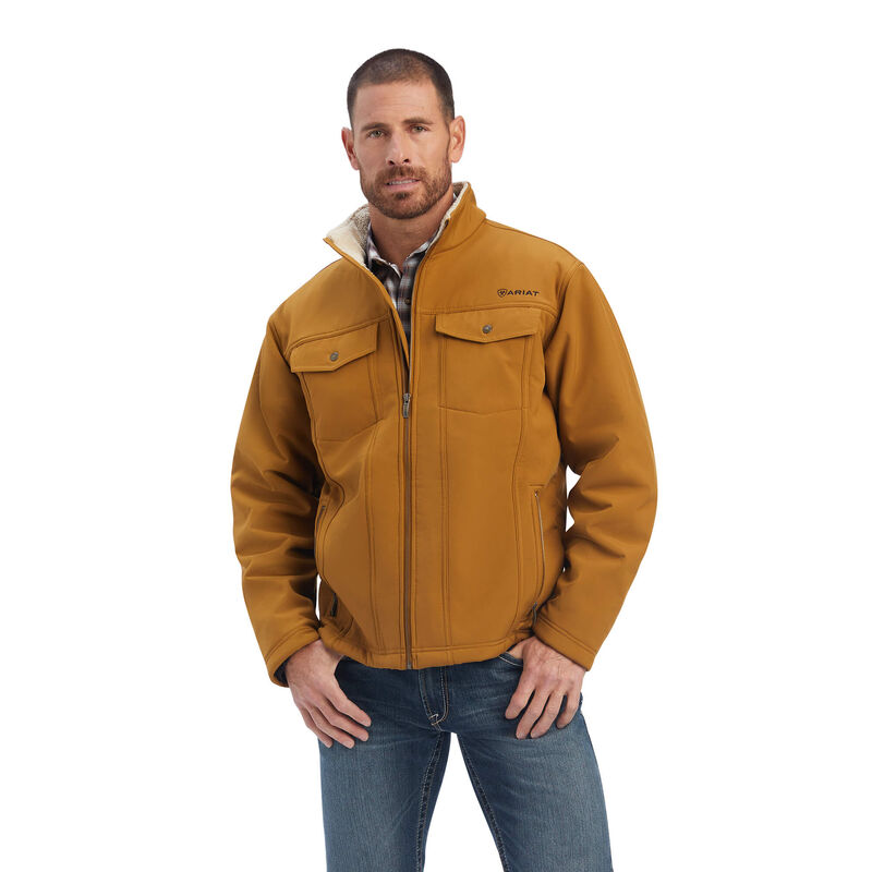 Ariat Jacke Herren - Vernon Sherpa Braun ( UDLAX-7890 )